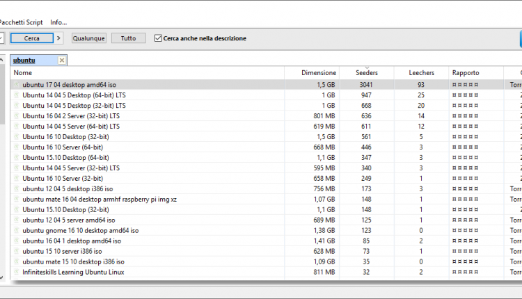CON UTORRENT LEGALE SCARICA