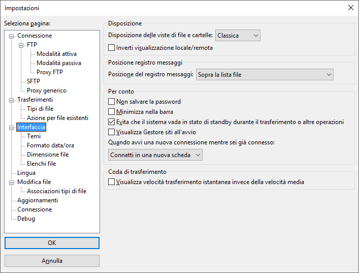 Filezilla Il salvataggio password è stato disabilitato dall’utente Mandaz Filezilla Il salvataggio password è stato disabilitato dall’utente Mandaz